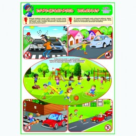 TRAFFIC RULES TRAINING POSTERS COLLECTION 4