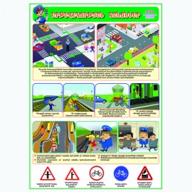 TRAFFIC RULES TRAINING POSTERS COLLECTION 5